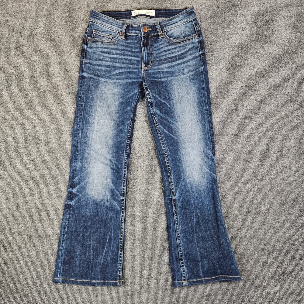 BKE Payton Bootcut Jean Women 26 x25.5 Universal Fit Mid Rise Flap Pocket Hemmed